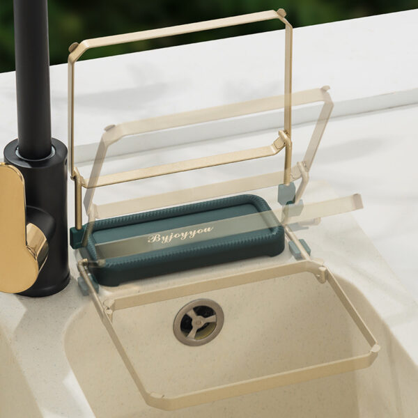 Sink Filter Rack Kitchen Foldable - Image 10