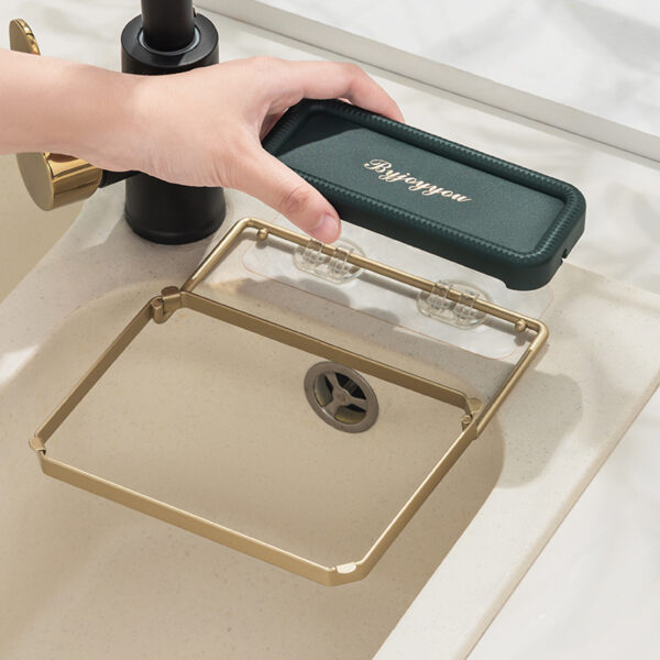 Sink Filter Rack Kitchen Foldable - Image 8