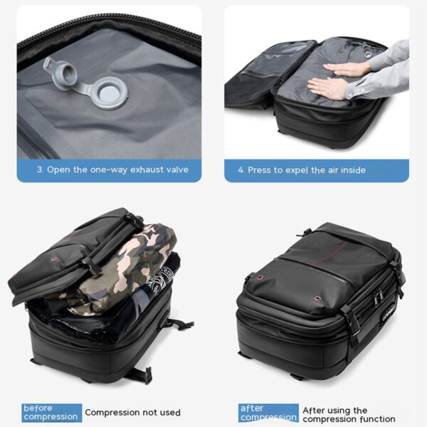 Travel Backpack Vacuum Compression - Image 9