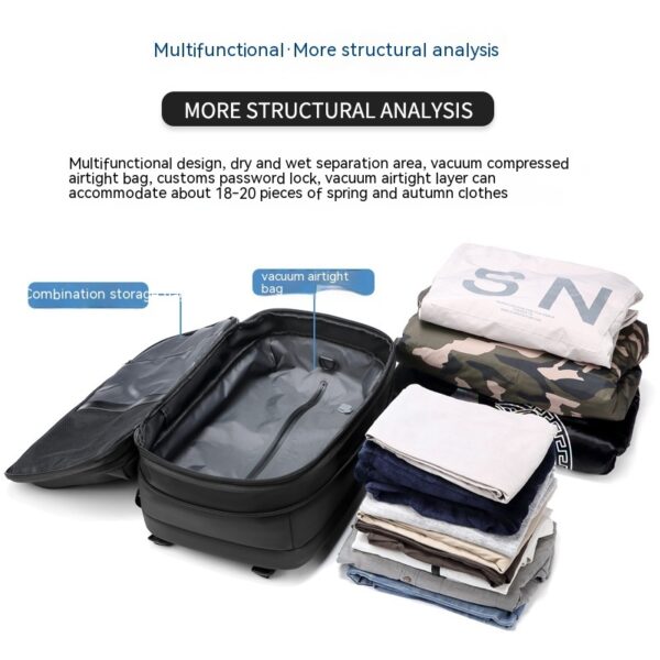 Travel Backpack Vacuum Compression - Image 8